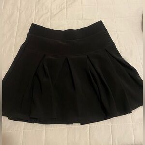Chic Black Skater Skirt